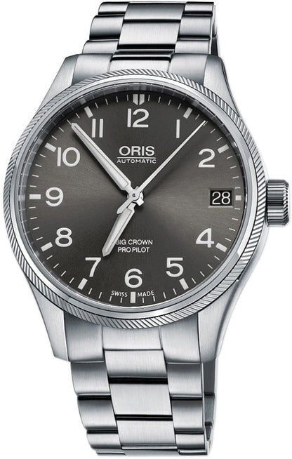 Oris Big Crown ProPilot Date Grey Dial Men's Watch 75176974063MB