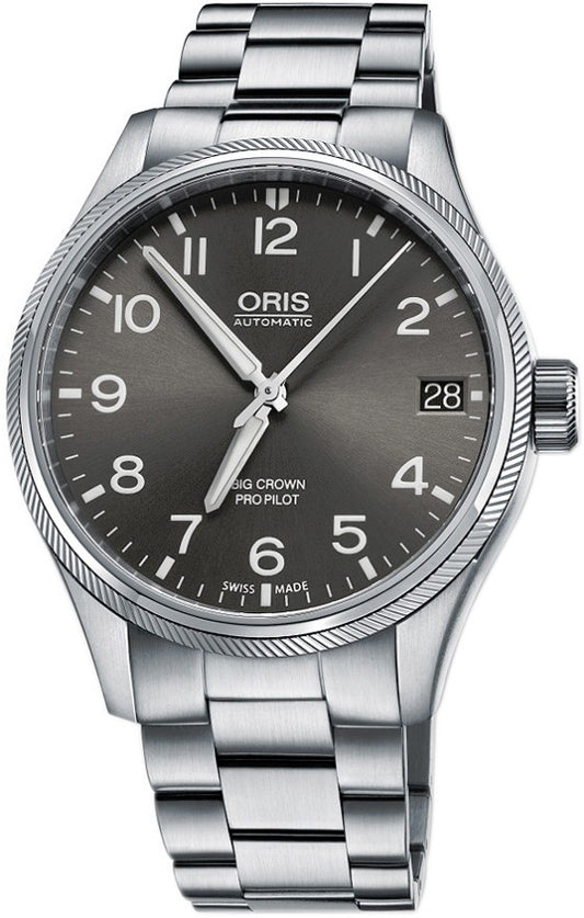 Oris Big Crown ProPilot Date Grey Dial Men's Watch 75176974063MB