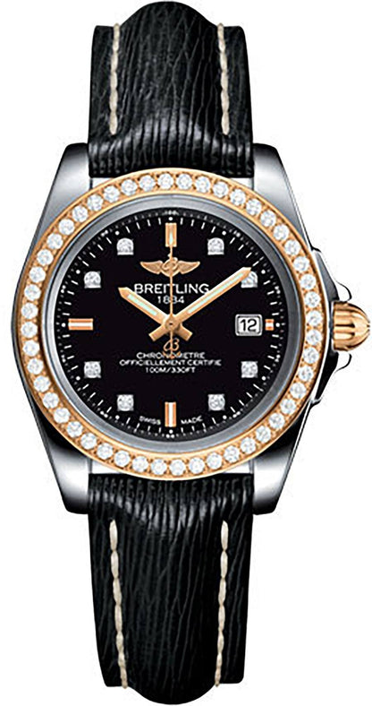 Breitling Galactic 32 Sleek Gold Watch C7133053/BF64/208X