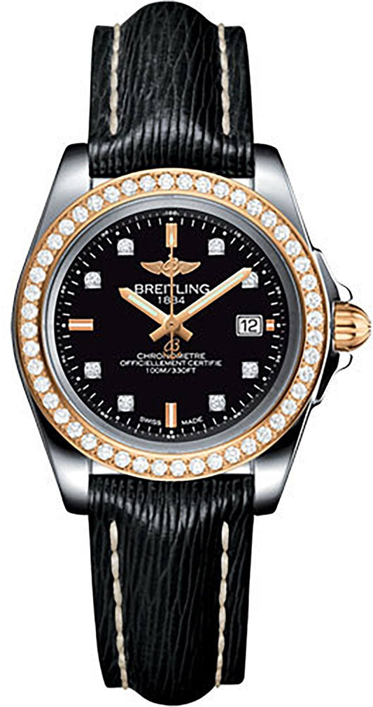 Breitling Galactic 32 Sleek Gold Watch C7133053/BF64/208X