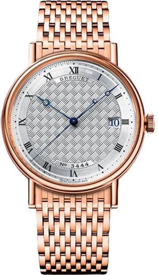 Breguet Classique Hand-engraved Silver Dial Men's Watch 5177BR/12/RV0