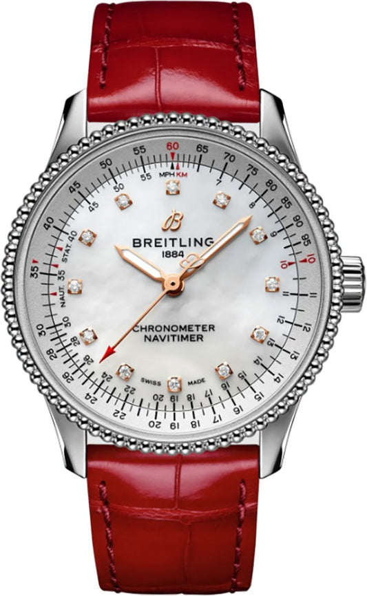 Breitling Navitimer Automatic 35 Stainless Steel Women's Watch A17395211A1P6