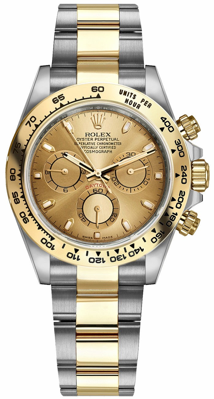 Rolex Cosmograph Daytona Yellow Gold & Steel Men's Watch 116503-0003