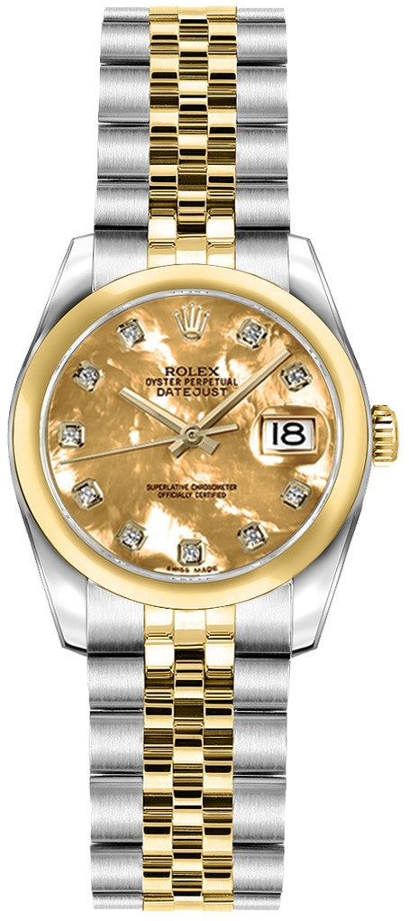 Rolex Lady-Datejust 26 Jubilee Bracelet Gold & Steel Women's Watch 179163