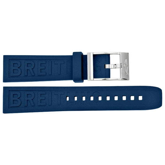 Breitling Diver Pro III 20mm Blue Rubber Strap 148SS