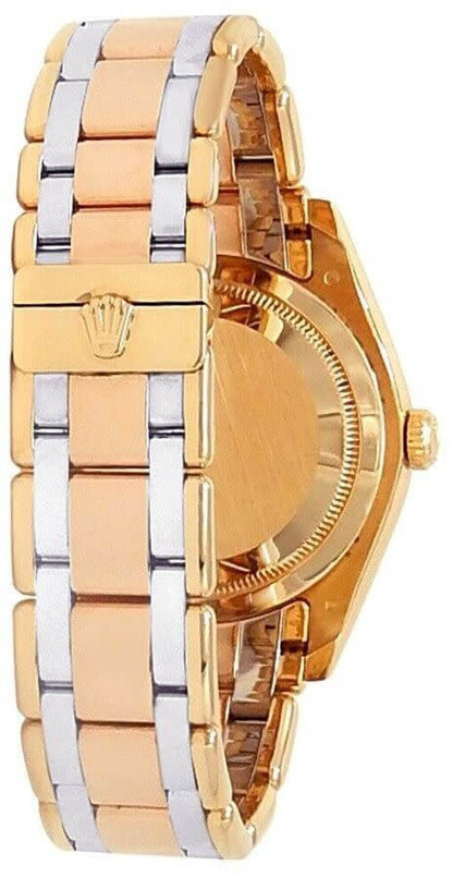 Rolex Pearlmaster Tri-tone Mother of Pearl Women's Watch 80318-7294