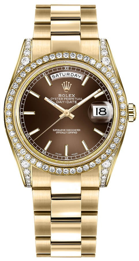 Rolex Day-Date 36 Gold Watch 118388-0194