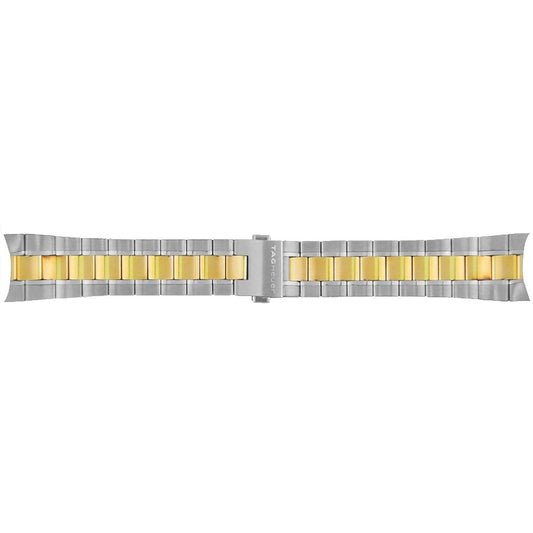 Tag Heuer Carrera 20mm Inlet Gold & Stainless Steel OEM Watch Bracelet BD0731