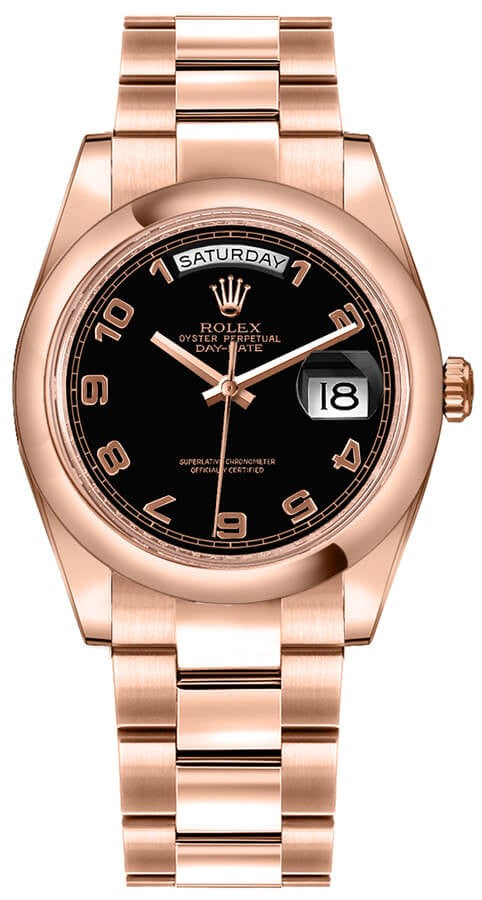 Rolex President Day-Date 36 Solid 18k Rose Gold Watch 118205-0059