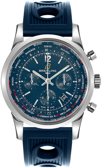 Breitling Transocean Unitime Pilot Men's Watch AB0510U9/C879-205S