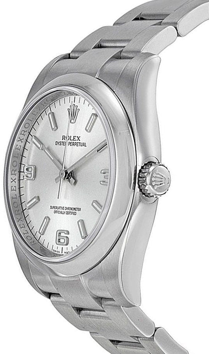 Rolex Oyster Perpetual 36 Silver Dial Stainless Steel Unisex Watch 116000-0001