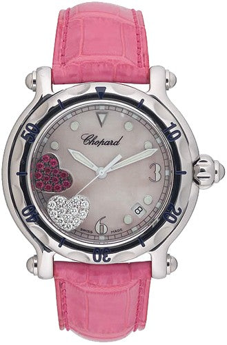 Chopard Happy Hearts Pink Diamond Watch 288950-3001