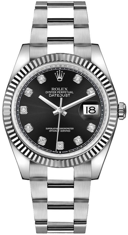 Rolex Datejust 36 Black Dial Oyster Bracelet Unisex Watch 126234-0028