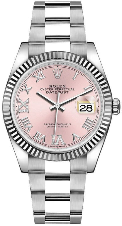 Rolex Datejust 36 Stainless Steel Oyster Bracelet Unisex Watch 126234-0032