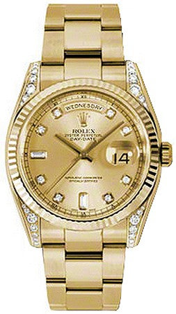 Rolex Day-Date 36 Solid Gold Watch 118338