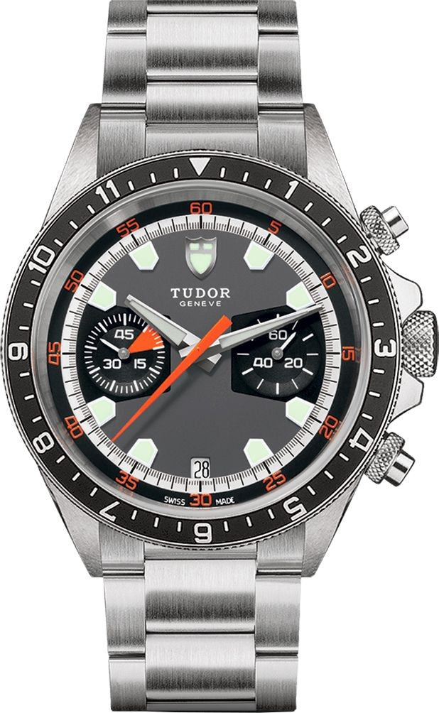 Tudor Heritage Chrono Grey Dial Men's Watch M70330N-0006