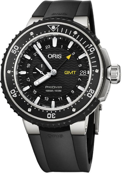 Oris ProDiver GMT Black Dial Men's Watch 74877487154RS