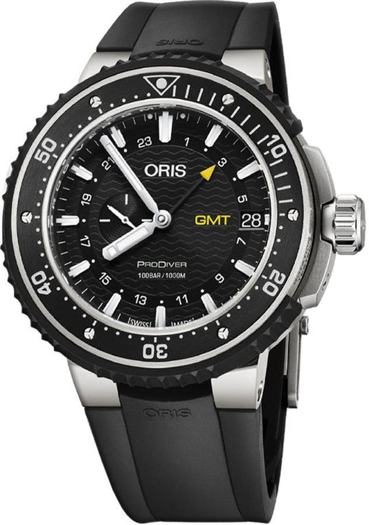 Oris ProDiver GMT Black Dial Men's Watch 74877487154RS