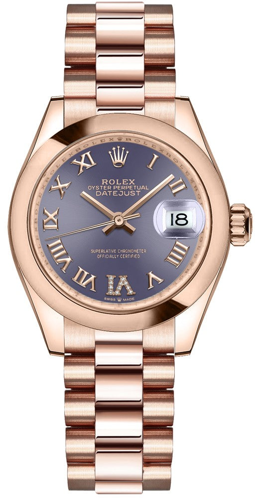 Rolex Datejust 31 Roman Numerals Diamonds Women's Watch 278245-0028
