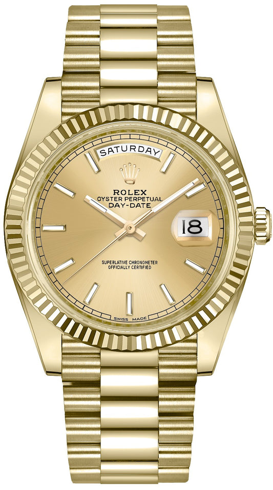 Rolex Day-Date 40 Gold Men's Luxury Watch 228238-0003