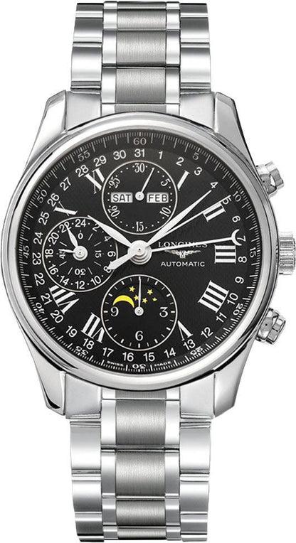 Longines Master Collection Chronograph Black Dial Men's Watch L2.673.4.51.6