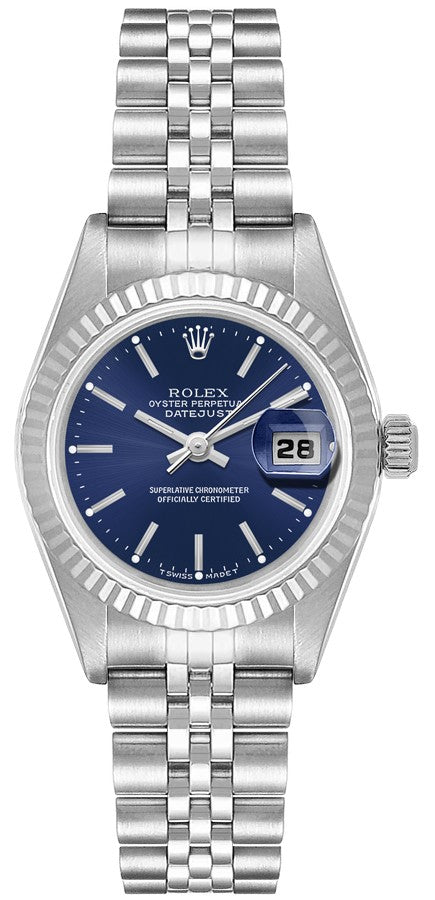 Rolex Datejust 31 Fluted Bezel Stainless Steel Women's Watch 68274