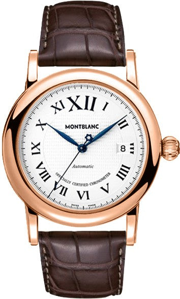 MontBlanc Star Solid 18k Rose Gold Men's Watch 101640
