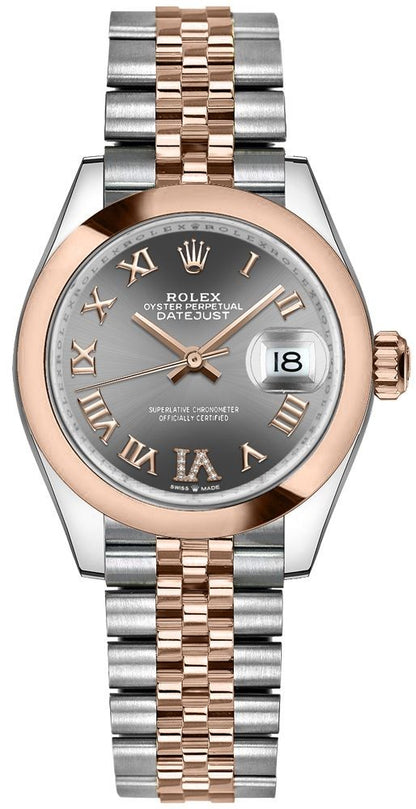 Rolex Datejust 31 Rhodium Dial Roman Numerals Women's Watch 278241-0030