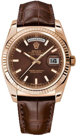 Rolex Day-Date 36 Rose Gold Case Watch 118135-0003