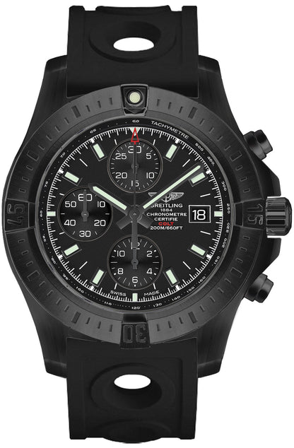 Breitling Colt Chronograph Automatic Black Steel 44mm Men's Watch M1338810/BF01-227S