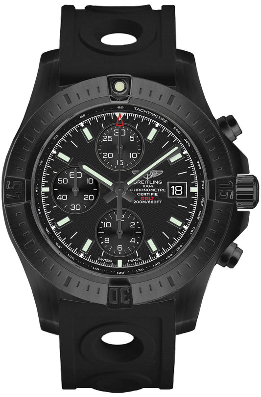 Breitling Colt Chronograph Automatic Black Steel 44mm Men's Watch M1338810/BF01-227S