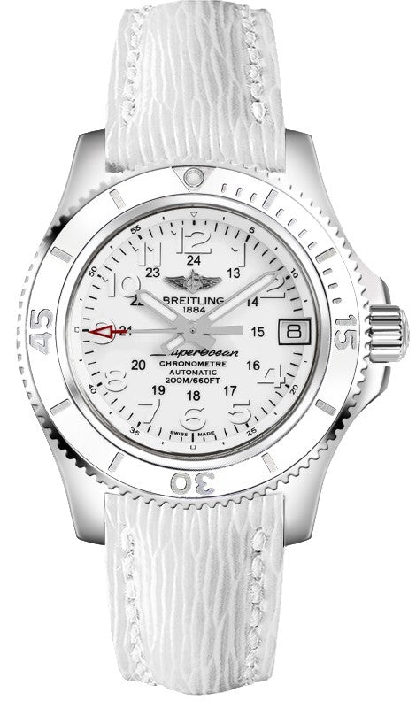 Breitling Superocean II 36 Automatic White Dial Women's Watch A17312D2/A775-236X
