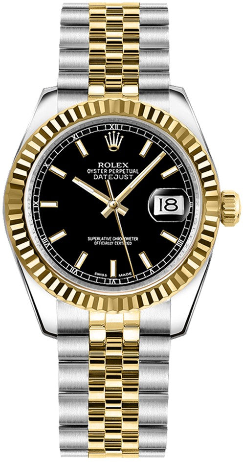 Rolex Datejust 31 Fluted Bezel Watch 178273-0019