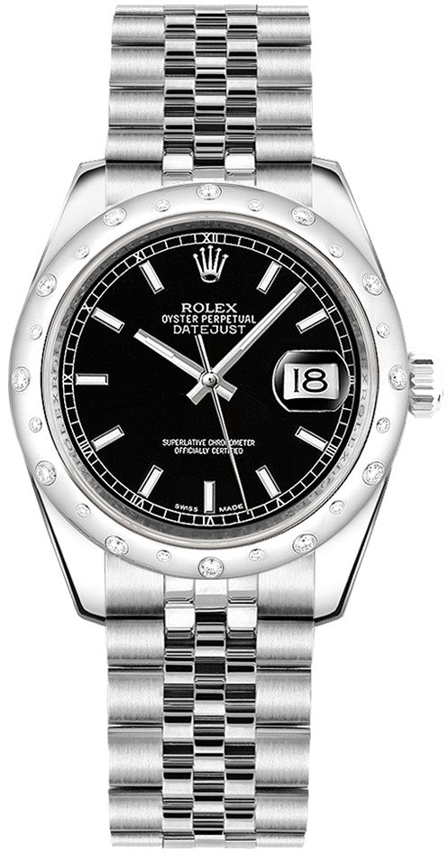 Rolex Datejust 31 White Gold & Stainless Steel Women's Watch 178344-0044