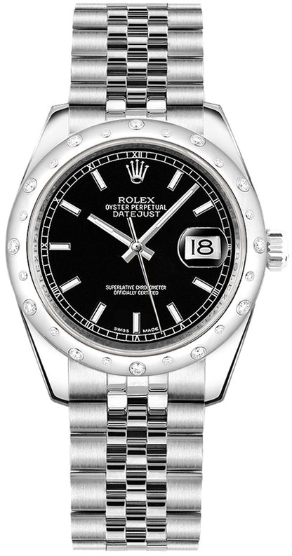 Rolex Datejust 31 White Gold & Stainless Steel Women's Watch 178344-0044