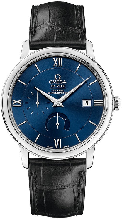 Omega De Ville Prestige 39.5mm Blue Dial Men's Watch 424.13.40.21.03.001