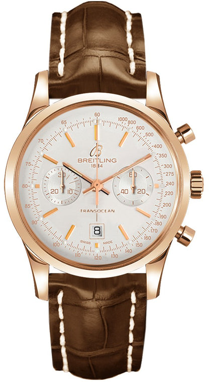 Breitling Transocean Chronograph 38 Luxury Men's Watch R4131012/G758-722P