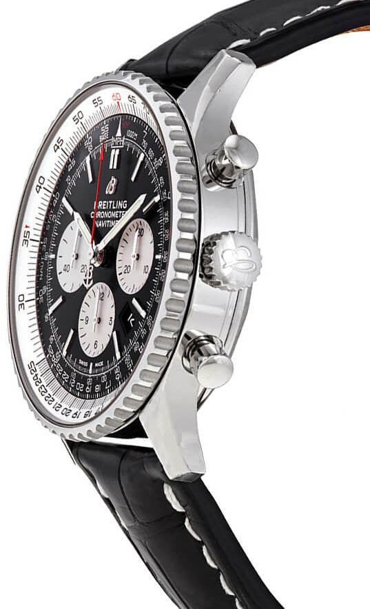 Breitling Navitimer 1 Chronograph Black Dial Men's Watch AB0127211B1P2