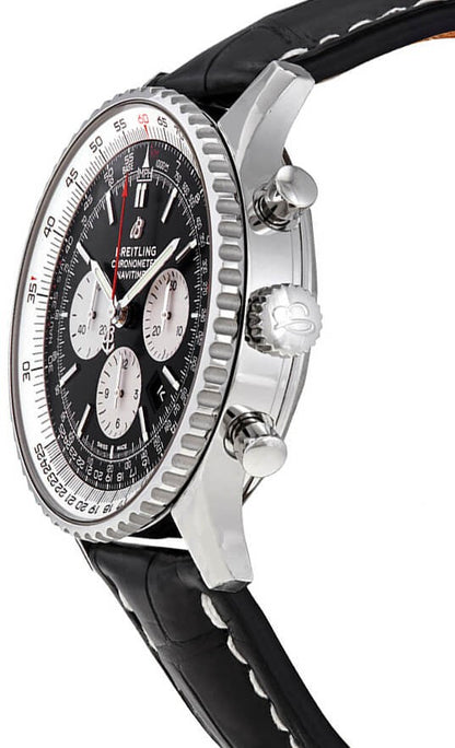 Breitling Navitimer 1 Chronograph Black Dial Men's Watch AB0127211B1P2