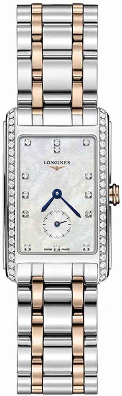 Longines DolceVita Pearl White & Diamond Dial Women's Watch L5.512.5.89.7