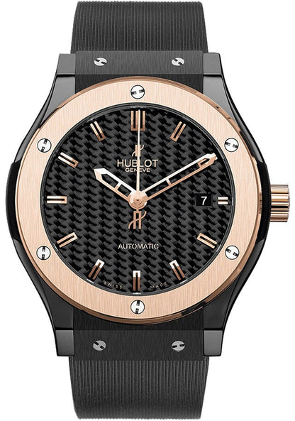 Hublot Classic Fusion Ceramic & Rose Gold Men's Watch 542.CO.1780.RX