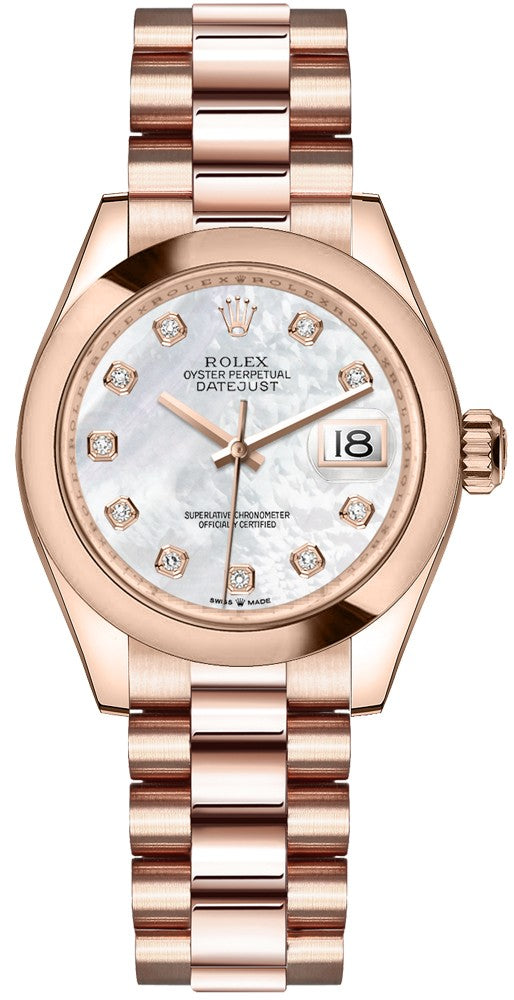 Rolex Datejust 31 Diamond Hour Markers Women's Watch 278245-0014