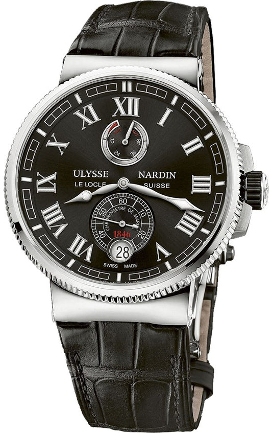 Ulysse Nardin Marine Chronometer Manufacture 43mm Men's Dress Watch 1183-126/42
