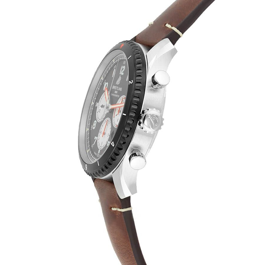 Breitling Aviator 8 Mosquito Black Dial Men's Watch AB01194A1B1X2