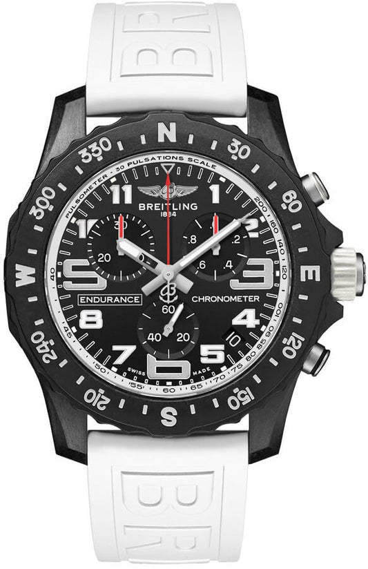 Breitling Endurance Pro White Rubber Strap Men's Watch X82310A71B1S1