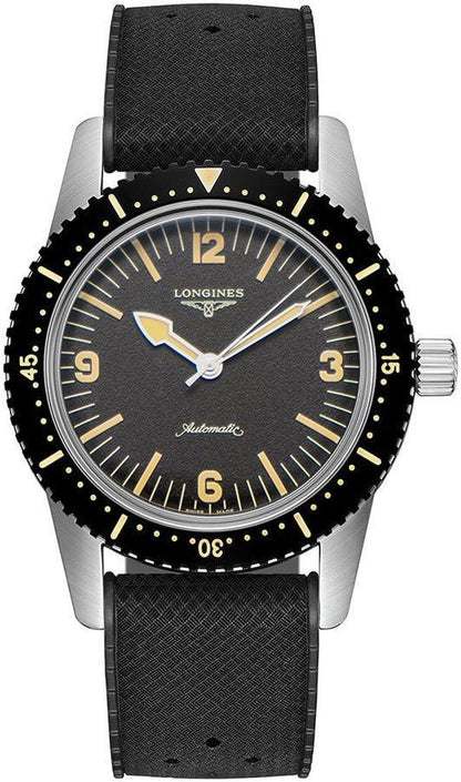 Longines Heritage Skin Diver Automatic Black Dial Men's Watch L2.822.4.56.9