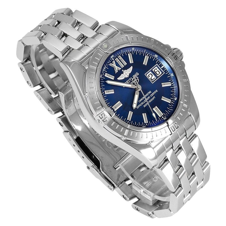 Breitling Galactic 41 Blue Dial Men's Watch A49350/BLUE-366A