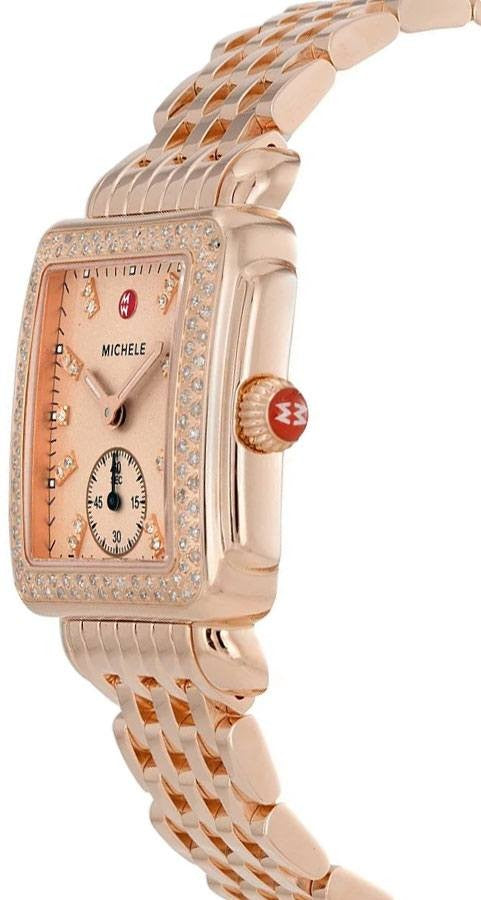 Michele Deco Mid Rose Gold Women's Watch MWW06V000093