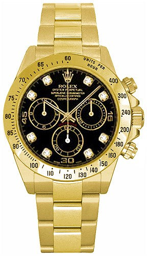 Rolex Cosmograph Daytona Diamond Dial Men's Watch 116528-0031