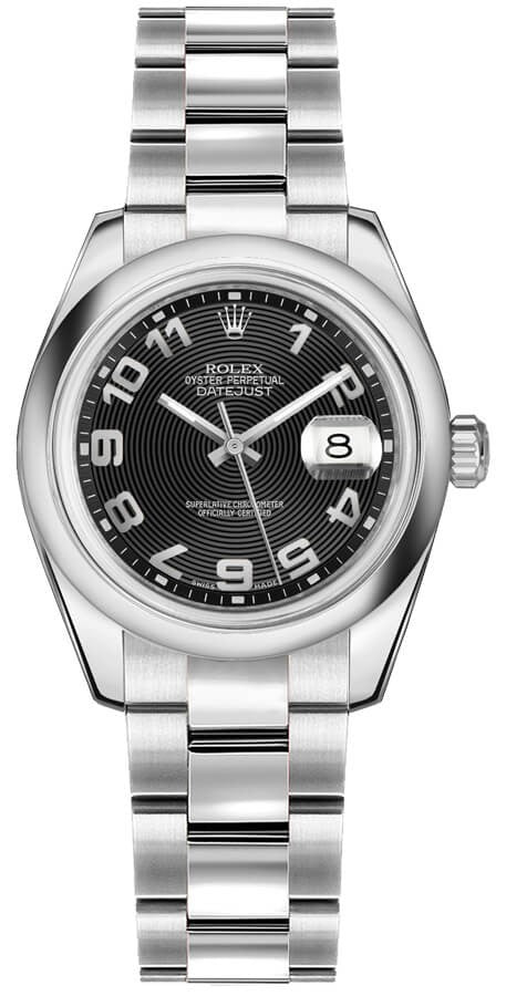 Rolex Datejust 31 Steel Black Dial Watch 178240-0011